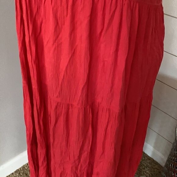 Mud Pie | Mimi Tiered Coral Maxi Dress NWT | S - Picture 8 of 12
